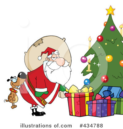 Royalty-Free (RF) Santa Clipart Illustration by Hit Toon - Stock Sample #434788
