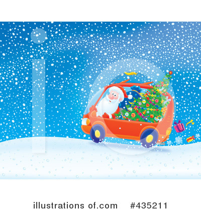 Royalty-Free (RF) Santa Clipart Illustration by Alex Bannykh - Stock Sample #435211