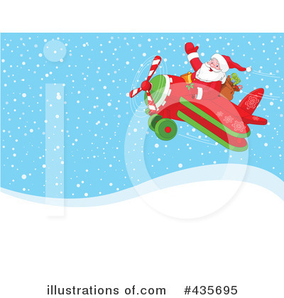 Royalty-Free (RF) Santa Clipart Illustration by Pushkin - Stock Sample #435695