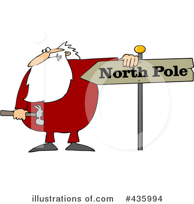 Royalty-Free (RF) Santa Clipart Illustration by djart - Stock Sample #435994