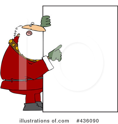 Royalty-Free (RF) Santa Clipart Illustration by djart - Stock Sample #436090