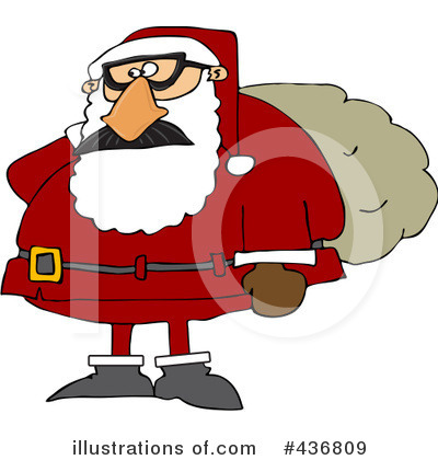 Royalty-Free (RF) Santa Clipart Illustration by djart - Stock Sample #436809