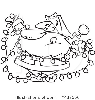 Royalty-Free (RF) Santa Clipart Illustration by toonaday - Stock Sample #437550
