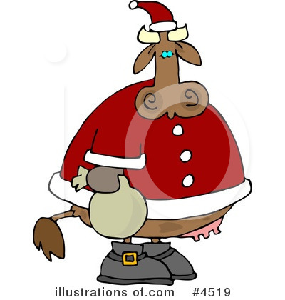 Royalty-Free (RF) Santa Clipart Illustration by djart - Stock Sample #4519