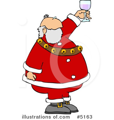 Royalty-Free (RF) Santa Clipart Illustration by djart - Stock Sample #5163