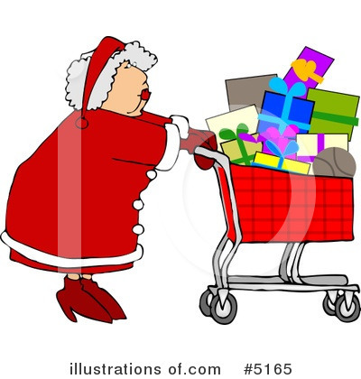 Royalty-Free (RF) Santa Clipart Illustration by djart - Stock Sample #5165