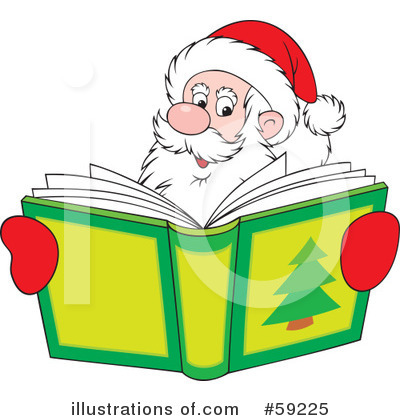 Royalty-Free (RF) Santa Clipart Illustration by Alex Bannykh - Stock Sample #59225