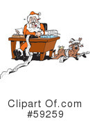 Santa Clipart #59259 by Dennis Holmes Designs