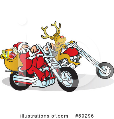 Royalty-Free (RF) Santa Clipart Illustration by Snowy - Stock Sample #59296