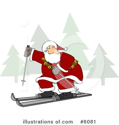 Royalty-Free (RF) Santa Clipart Illustration by djart - Stock Sample #6081