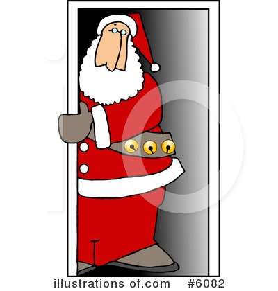 Royalty-Free (RF) Santa Clipart Illustration by djart - Stock Sample #6082
