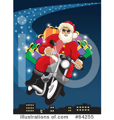 Royalty-Free (RF) Santa Clipart Illustration by David Rey - Stock Sample #64255