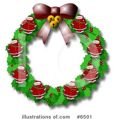 Royalty-Free (RF) Santa Clipart Illustration by djart - Stock Sample #6501