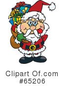 Santa Clipart #65206 by Dennis Holmes Designs
