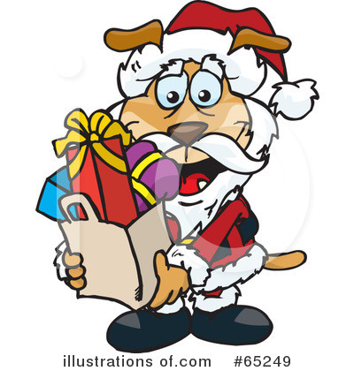 Royalty-Free (RF) Santa Clipart Illustration by Dennis Holmes Designs - Stock Sample #65249