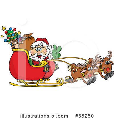 Santa Clipart #65250 by Dennis Holmes Designs