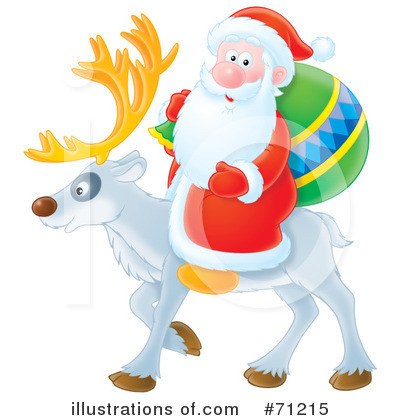 Royalty-Free (RF) Santa Clipart Illustration by Alex Bannykh - Stock Sample #71215