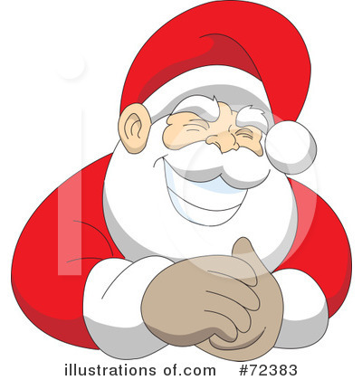 Royalty-Free (RF) Santa Clipart Illustration by cidepix - Stock Sample #72383