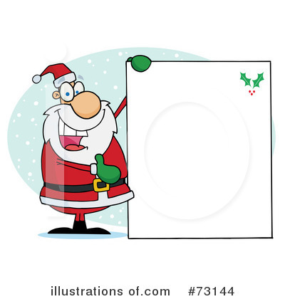 Royalty-Free (RF) Santa Clipart Illustration by Hit Toon - Stock Sample #73144