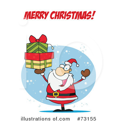 Royalty-Free (RF) Santa Clipart Illustration by Hit Toon - Stock Sample #73155
