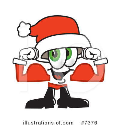 Santa Clipart #7376 by Toons4Biz