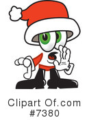 Santa Clipart #7380 by Mascot Junction