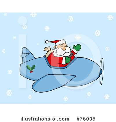 Royalty-Free (RF) Santa Clipart Illustration by Hit Toon - Stock Sample #76005