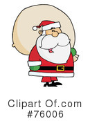 Santa Clipart #76006 by Hit Toon