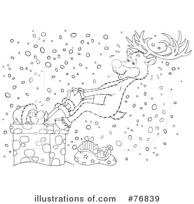 Royalty-Free (RF) Santa Clipart Illustration by Alex Bannykh - Stock Sample #76839