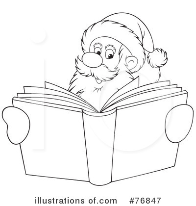 Royalty-Free (RF) Santa Clipart Illustration by Alex Bannykh - Stock Sample #76847