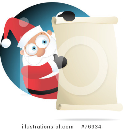 Royalty-Free (RF) Santa Clipart Illustration by Qiun - Stock Sample #76934