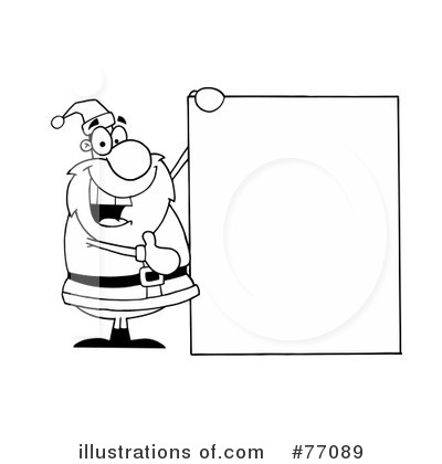 Royalty-Free (RF) Santa Clipart Illustration by Hit Toon - Stock Sample #77089