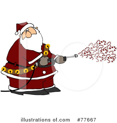 Royalty-Free (RF) Santa Clipart Illustration by djart - Stock Sample #77667