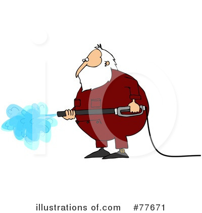 Royalty-Free (RF) Santa Clipart Illustration by djart - Stock Sample #77671