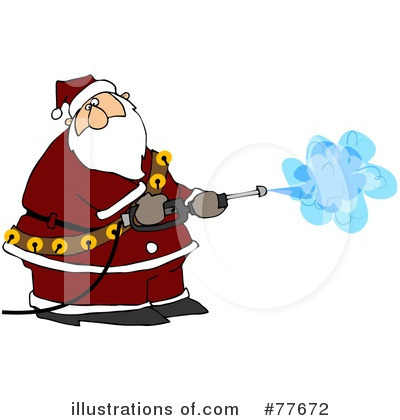 Royalty-Free (RF) Santa Clipart Illustration by djart - Stock Sample #77672