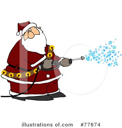 Royalty-Free (RF) Santa Clipart Illustration by djart - Stock Sample #77674