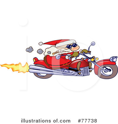 Royalty-Free (RF) Santa Clipart Illustration by gnurf - Stock Sample #77738