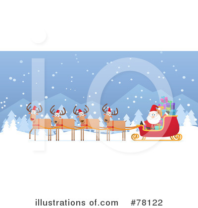 Reindeer Clipart #78122 by Qiun