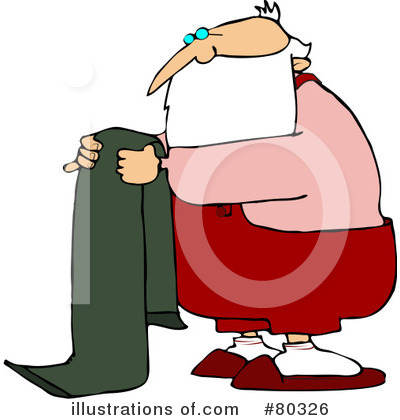 Royalty-Free (RF) Santa Clipart Illustration by djart - Stock Sample #80326