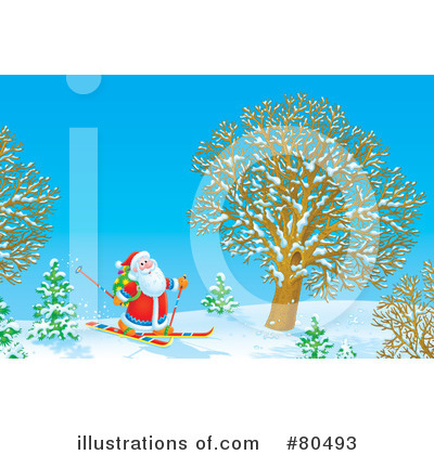 Royalty-Free (RF) Santa Clipart Illustration by Alex Bannykh - Stock Sample #80493