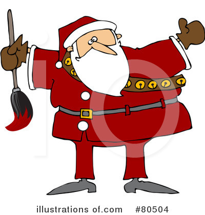 Royalty-Free (RF) Santa Clipart Illustration by djart - Stock Sample #80504