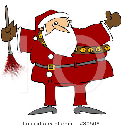 Royalty-Free (RF) Santa Clipart Illustration by djart - Stock Sample #80506
