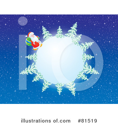 Royalty-Free (RF) Santa Clipart Illustration by Alex Bannykh - Stock Sample #81519