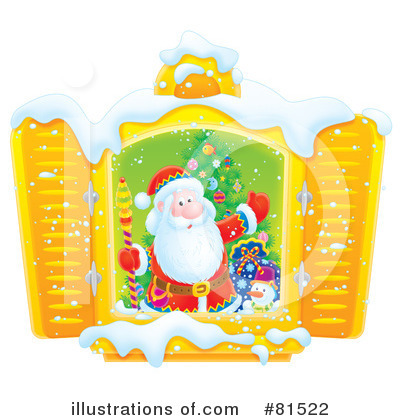 Royalty-Free (RF) Santa Clipart Illustration by Alex Bannykh - Stock Sample #81522