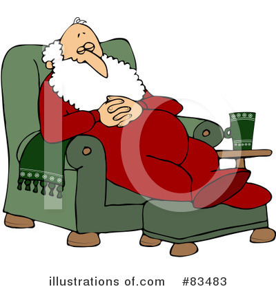 Royalty-Free (RF) Santa Clipart Illustration by djart - Stock Sample #83483