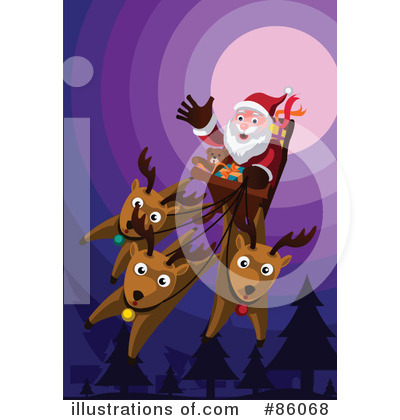 Royalty-Free (RF) Santa Clipart Illustration by mayawizard101 - Stock Sample #86068