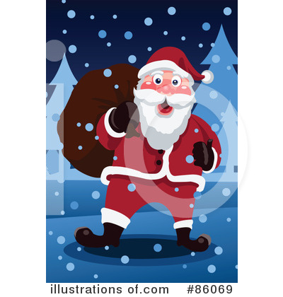 Royalty-Free (RF) Santa Clipart Illustration by mayawizard101 - Stock Sample #86069