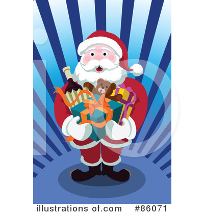 Royalty-Free (RF) Santa Clipart Illustration by mayawizard101 - Stock Sample #86071