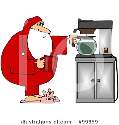 Royalty-Free (RF) Santa Clipart Illustration by djart - Stock Sample #99659