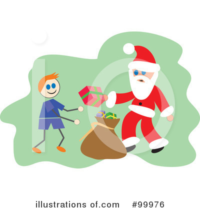 Royalty-Free (RF) Santa Clipart Illustration by Prawny - Stock Sample #99976
